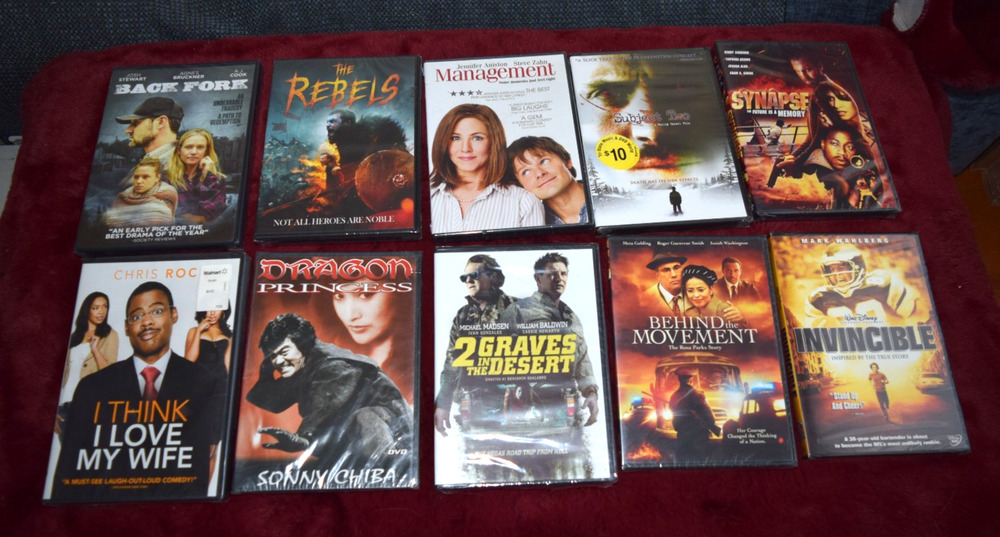 New Sealed Lot 10 DVD Back Fork (DVD, 2018) Josh Stewart AJ Cook Agnes + more